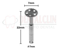DISCO DENTADO PARA CONTRAANGULO 7 mm