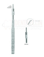 OSTEOTOMO RECTO CONCAVO PUNTA CONICA  3,3 mm