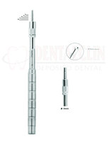 OSTEOTOMO RECTO CONCAVO PUNTA CONICA  4,0 mm