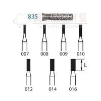 Fresa Para Turbina 835 314 012 Diamante | DENTALCLIN SL